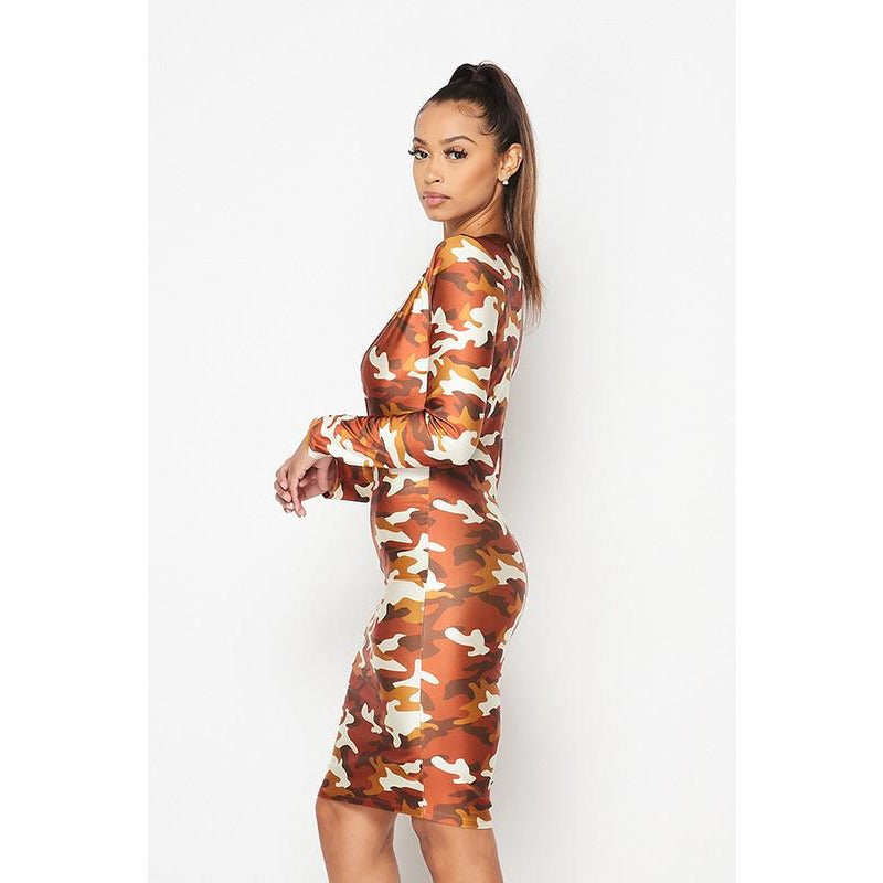Women Camo Dress