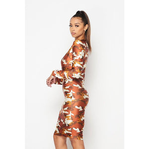 Women Camo Dress